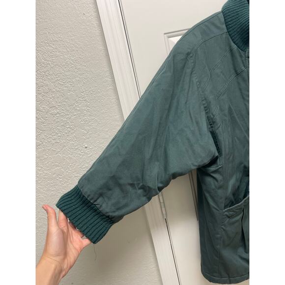 Vintage Mulberry Street Women's Over-coat oversized winter jacket green large - Picture 6 of 9